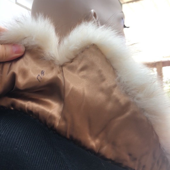 Willi Smith Fur Collar Silk Sweater M - Picture 8 of 14